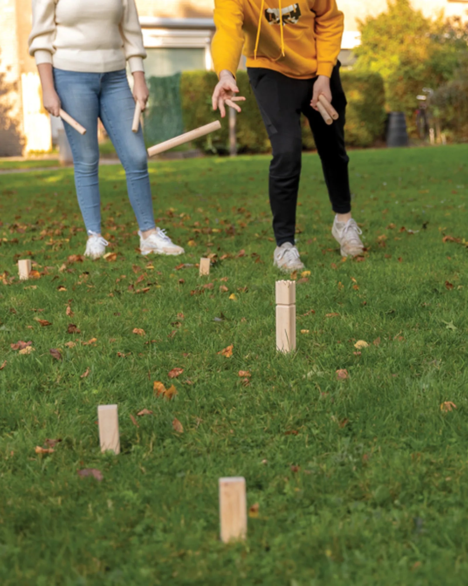 Jeu de Kubb en bois à personnaliser - 5